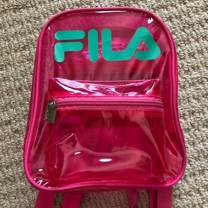 Mini Hot Pink Fila Backpack (PRICE IS FINAL)